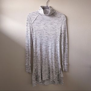 Motherhood Maternity Ribbed Turtleneck Tunic Top